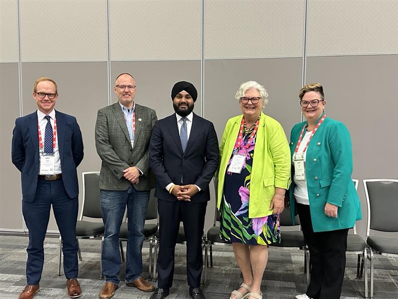 Dufferin County Council members pose smiling